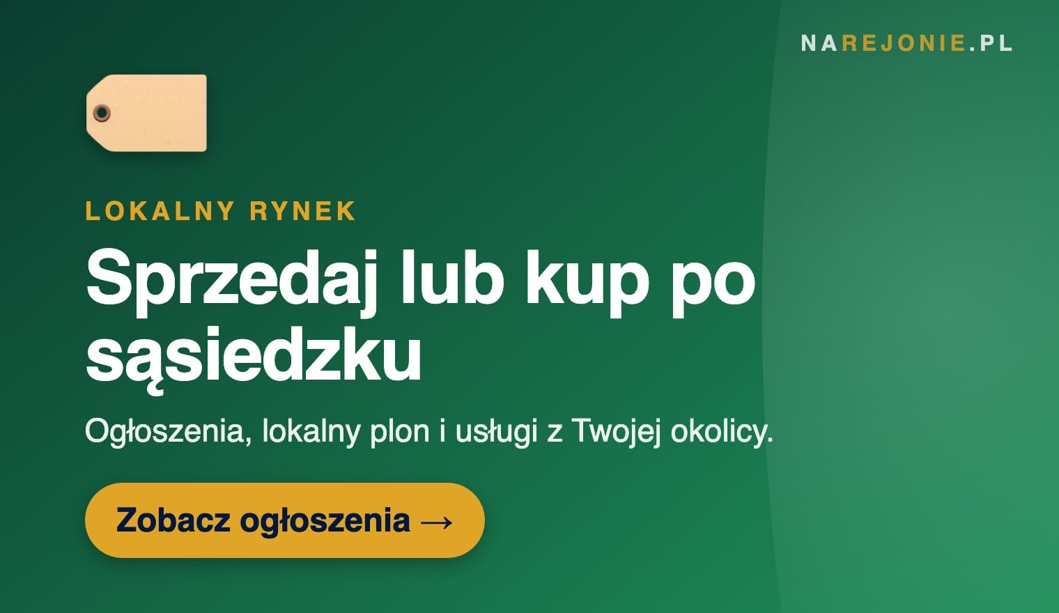 Lokalny rynek — sprzedaj lub kup po sąsiedzku