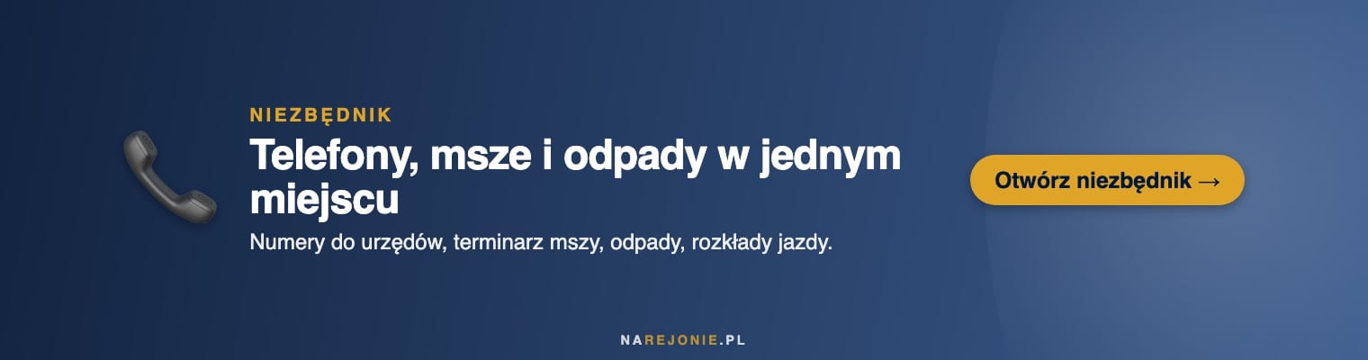 Niezbędnik — telefony, msze i odpady w jednym miejscu