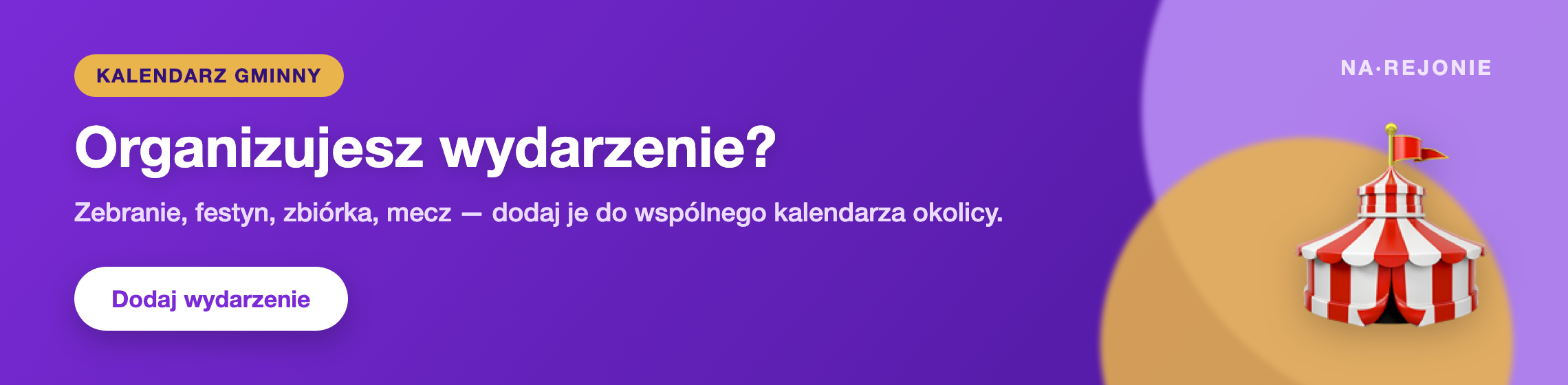 Dodaj wydarzenie do gminnego kalendarza